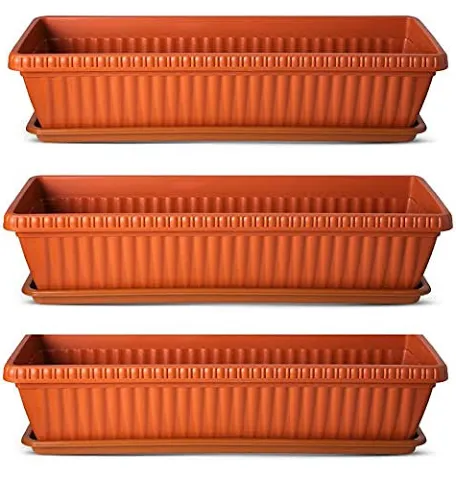 Plastic red tray