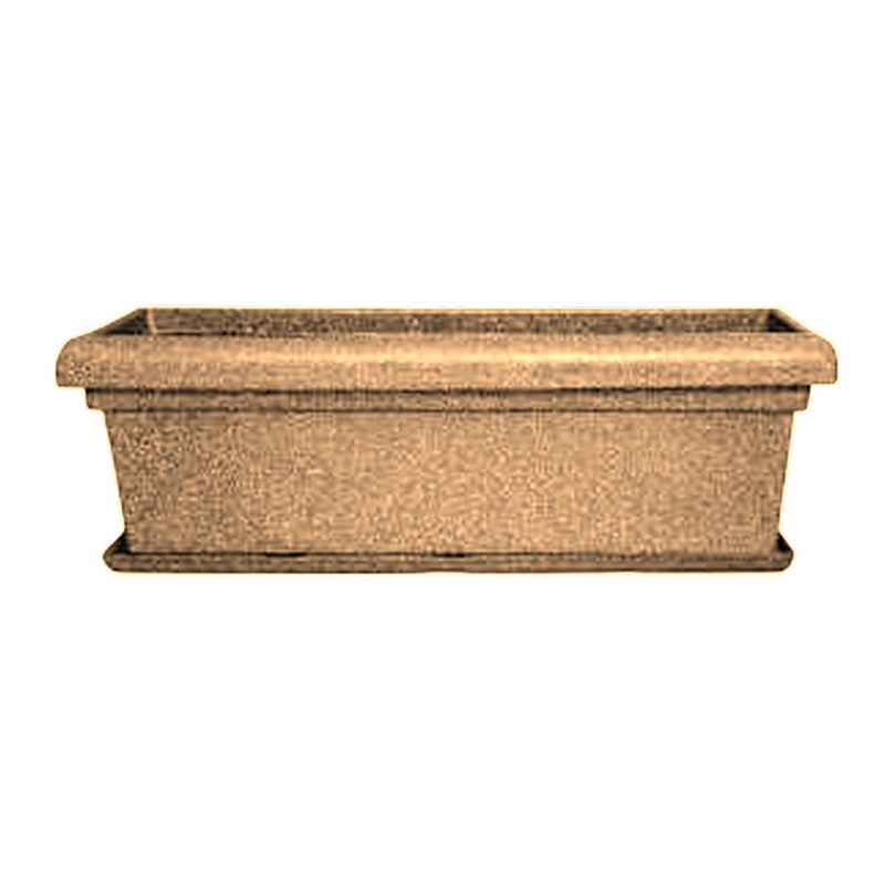 Hollywood planter with tray, image 2 of 8
