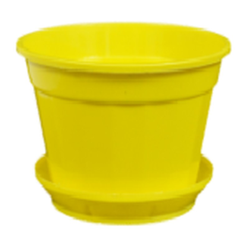 Designer nursery pot with tray (5")