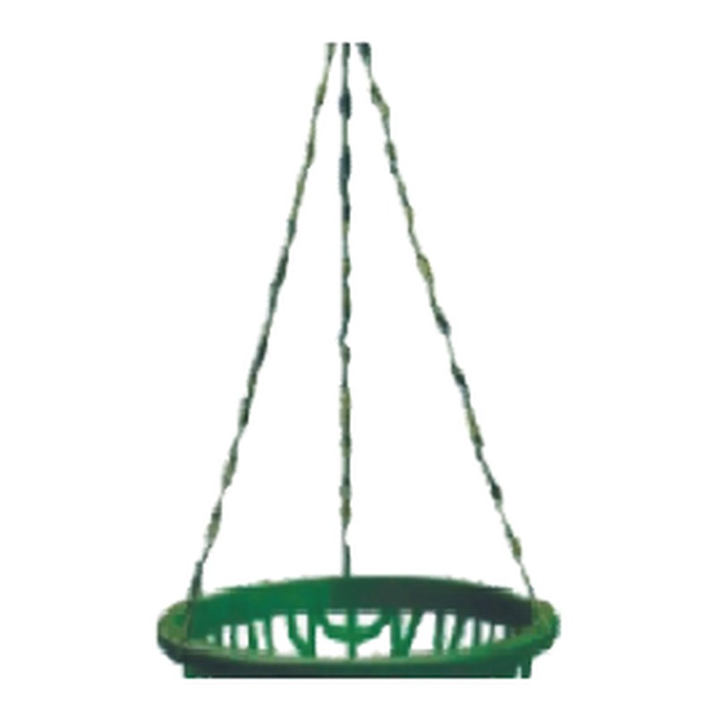 Hanging basket - honey comb design with metal chain (12"), image 2 of 2