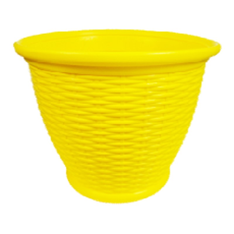 Rattan planter - 9"