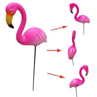 Flamingo garden stake