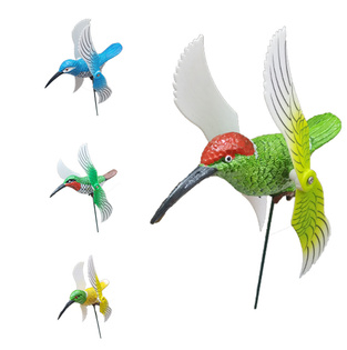 Hummingbird garden stakes