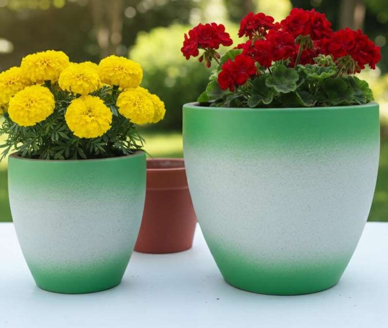 Terracotta planter set 3093 C