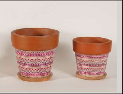 Terracotta planter set 3066 B