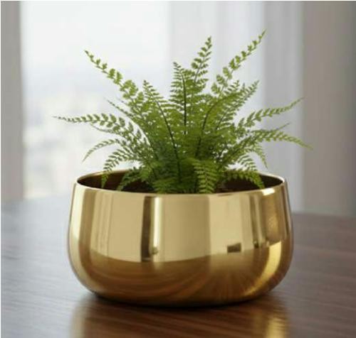 Metal handi pot in plating brass 1333 copper