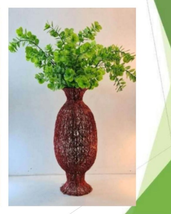Metal mesh vase 1272A