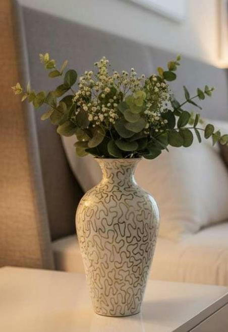 Metal flower vase 1236F
