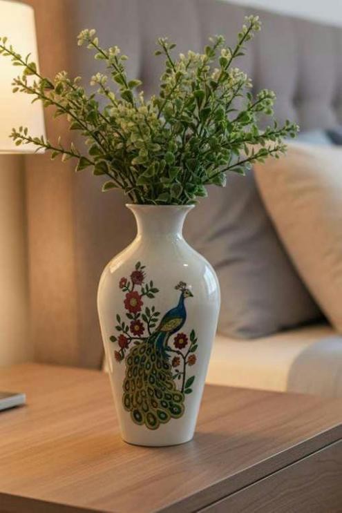 Metal flower vase 1236G
