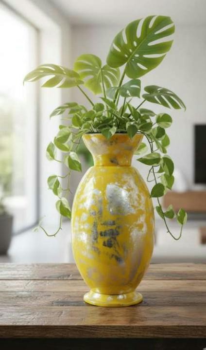 Metal flower vase 1237B, image 2 of 2