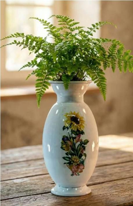 Metal flower vase 1237J