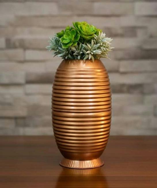 Metal flower vase 1238B, image 2 of 2
