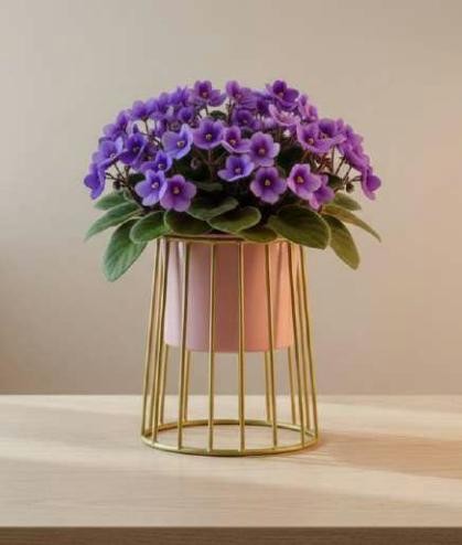Metal mini pot with stand 1341E, image 3 of 3