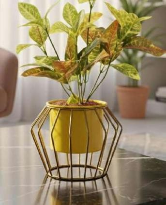 Metal mini pot with stand 1342F, image 3 of 3