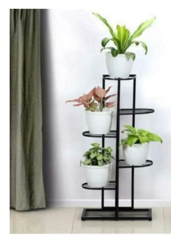 Detachable multi pot stand 1346 black heavy