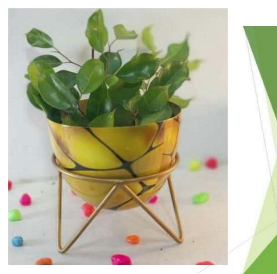 Egg meena pot with stand 1314K