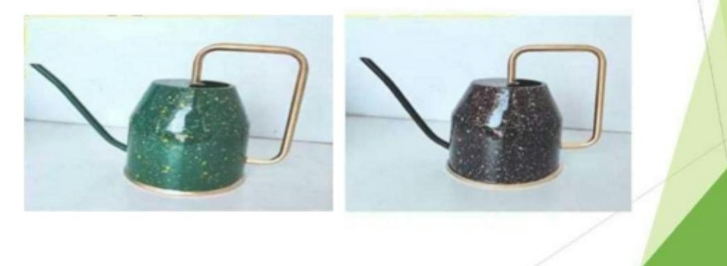 Metal watering cans with print 1421A