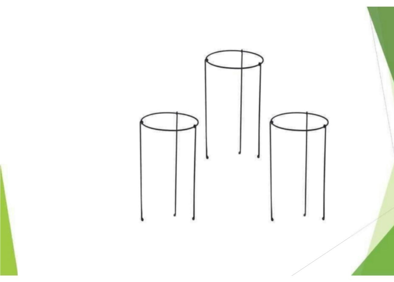 3 legs supportergarden stakes set 1603