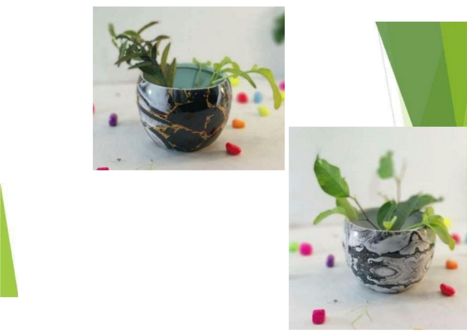 Metal meena pot without stand 1271C