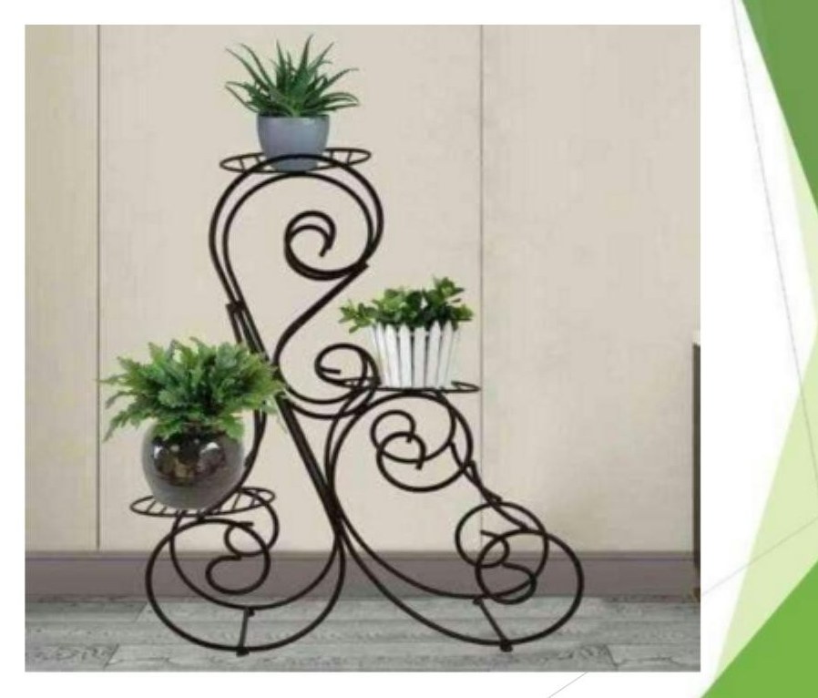 Iron three pot stand 1158