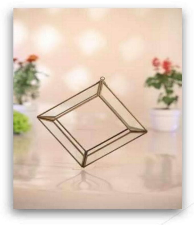 Glass hanging terrarium 1188