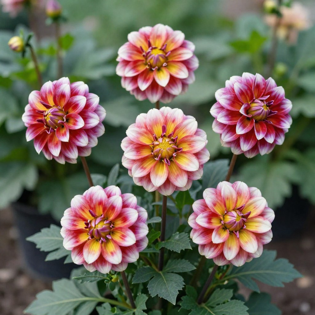 Dahlia Figaro Mix - Pack of 30