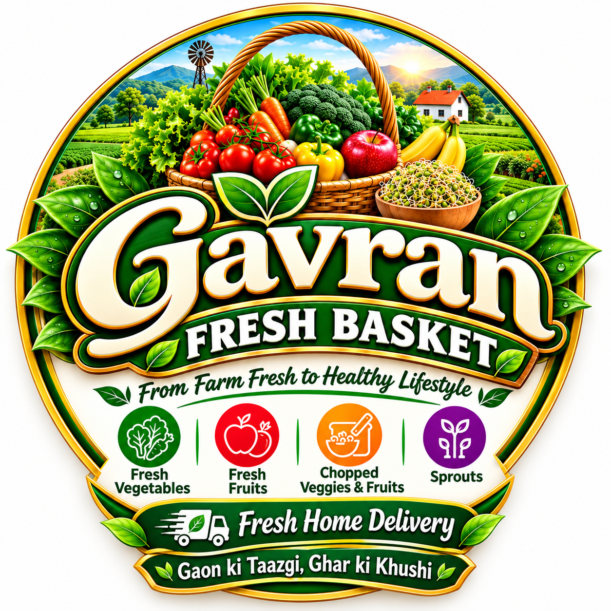 Gavran Fresh Basket logo