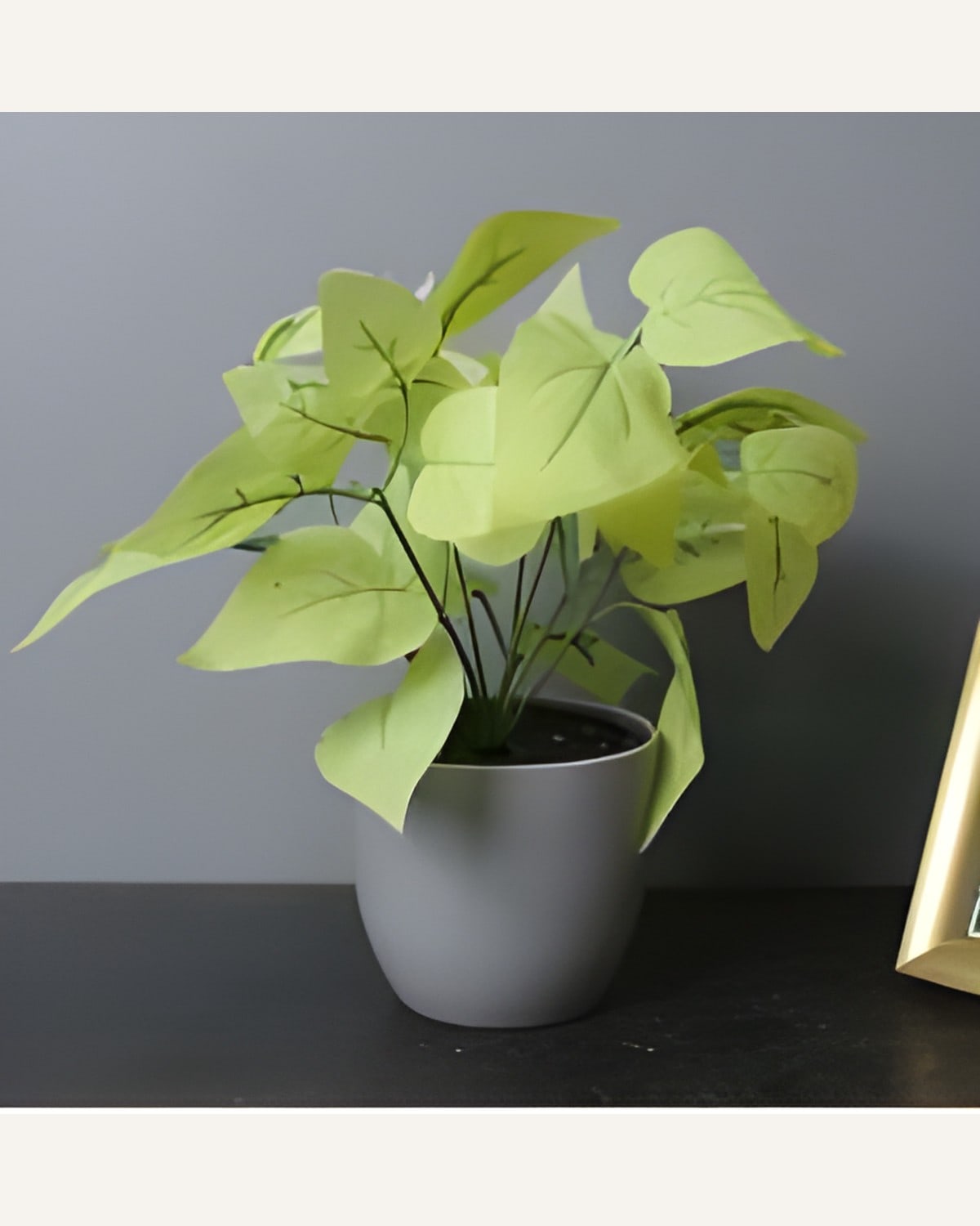 Artificial Yellow Polka Plant
