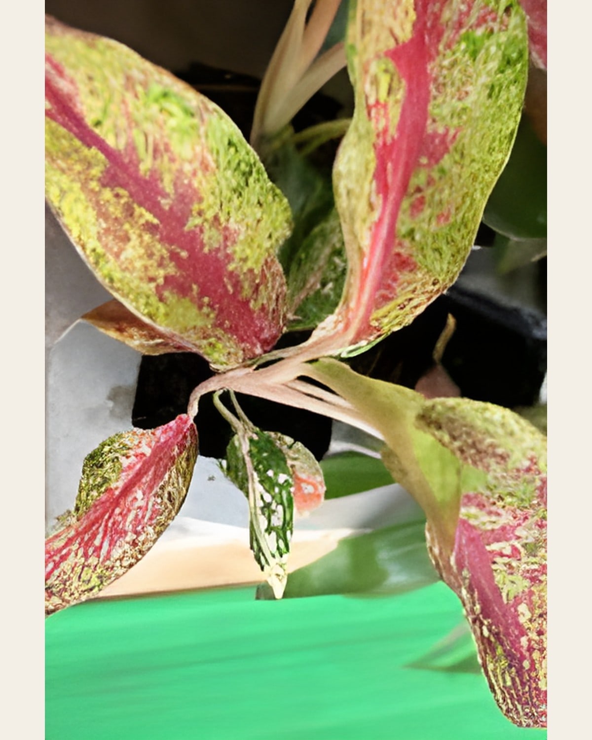 Aglaonema Red Stripe, Small (3 inch Plastic Pot)