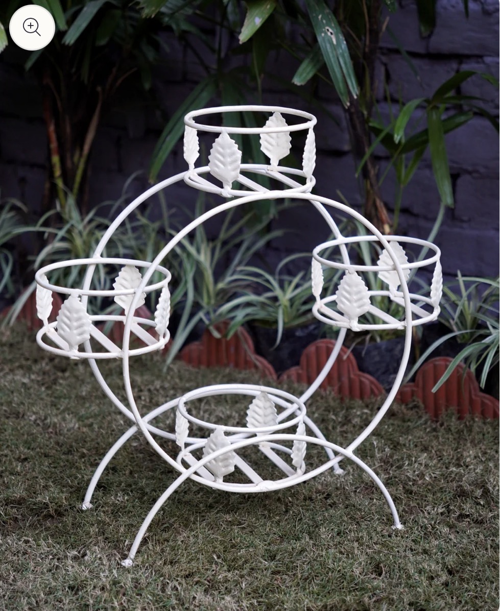 4 pot planter stand