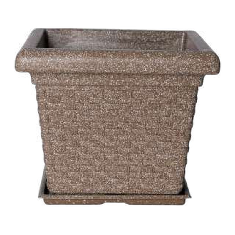 Miami planter with tray