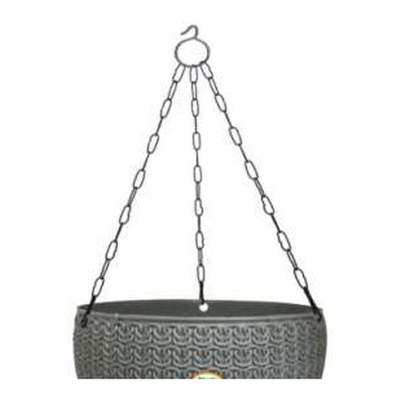 Oslo hanging pot with chain (7.5"), image 2 of 2