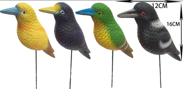 Kingfisher garden stakes, 16 cm
