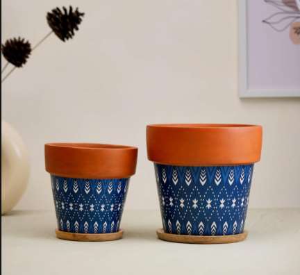 Terracotta planter set 3066 A