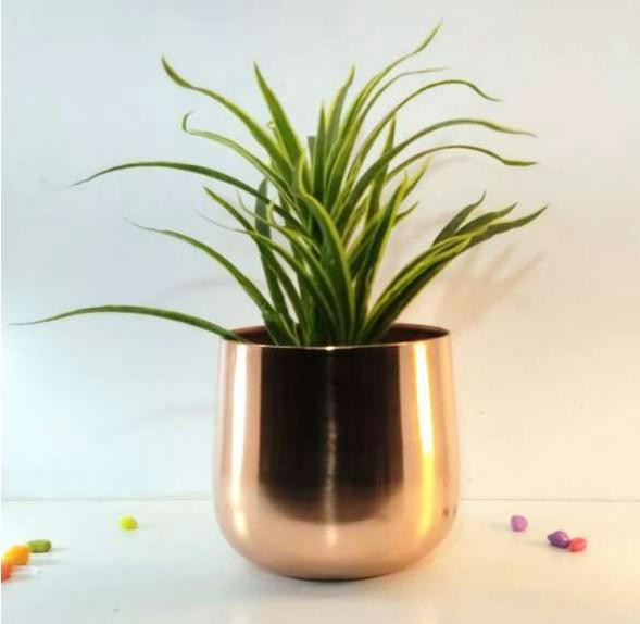 Iron pot with plating finish brass 1509 copper