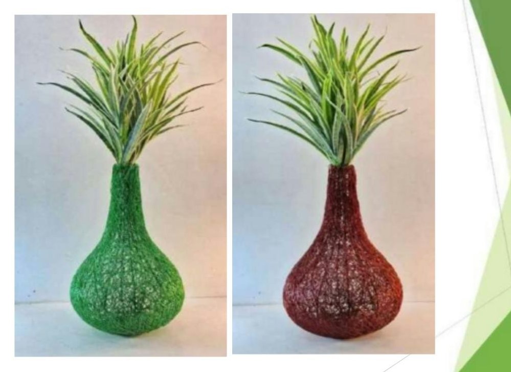 Metal mesh nest vase 1249B
