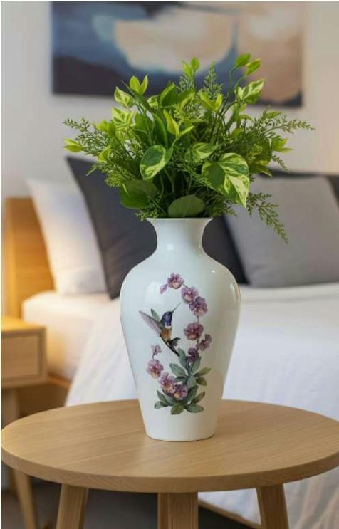 Metal flower vase 1236G, image 2 of 2