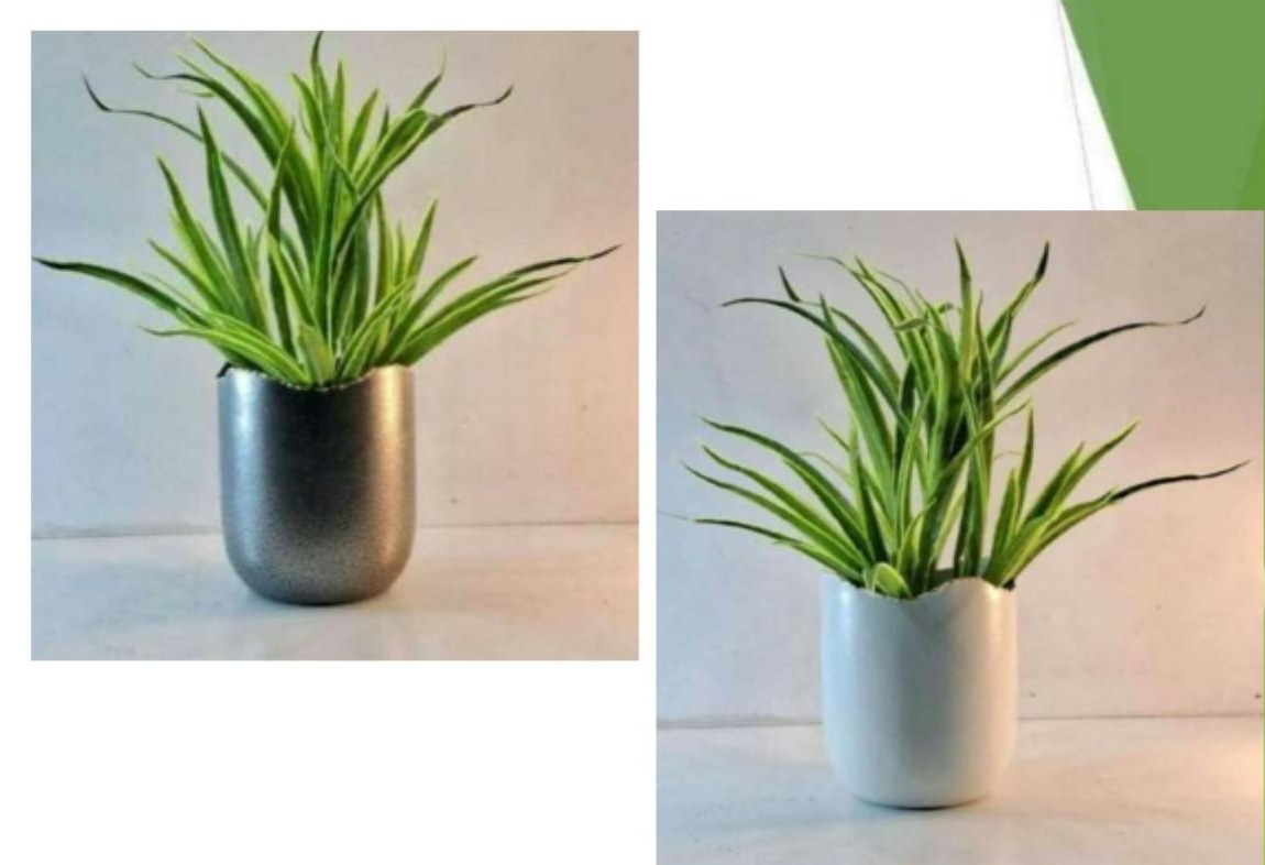 Metal flower pot 1324EF