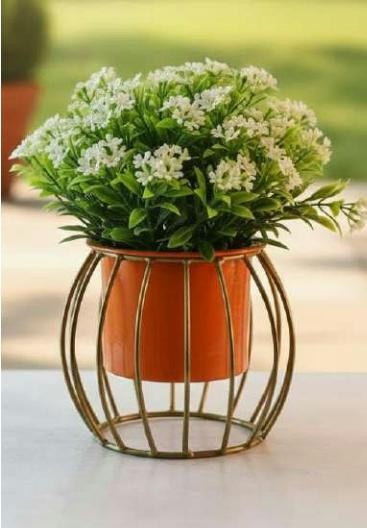 Metal mini pot with stand 1343EF