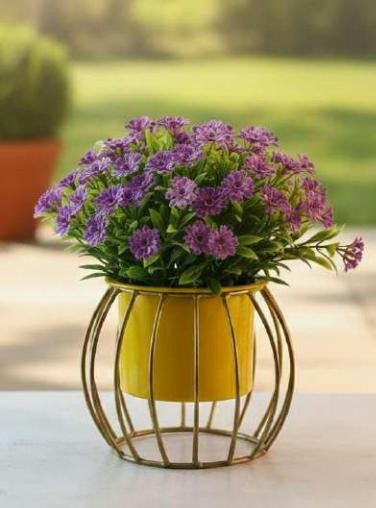 Metal mini pot with stand 1343EF, image 2 of 3