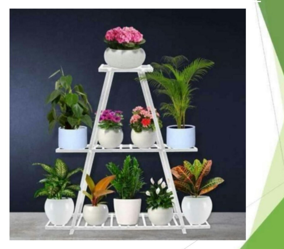 Detachable multi pot stand 1344 white