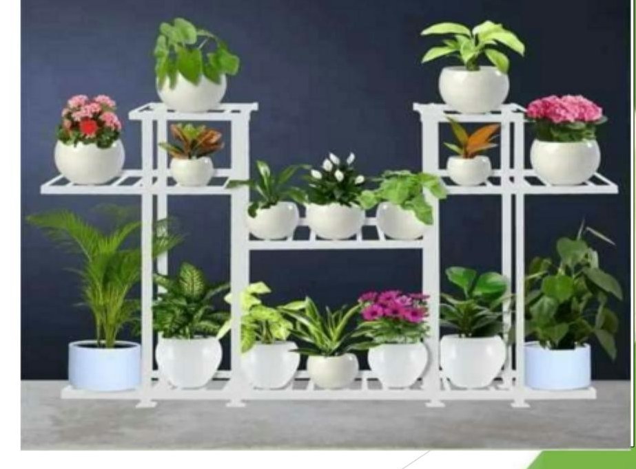 Detachable multi pot stand 1345 white