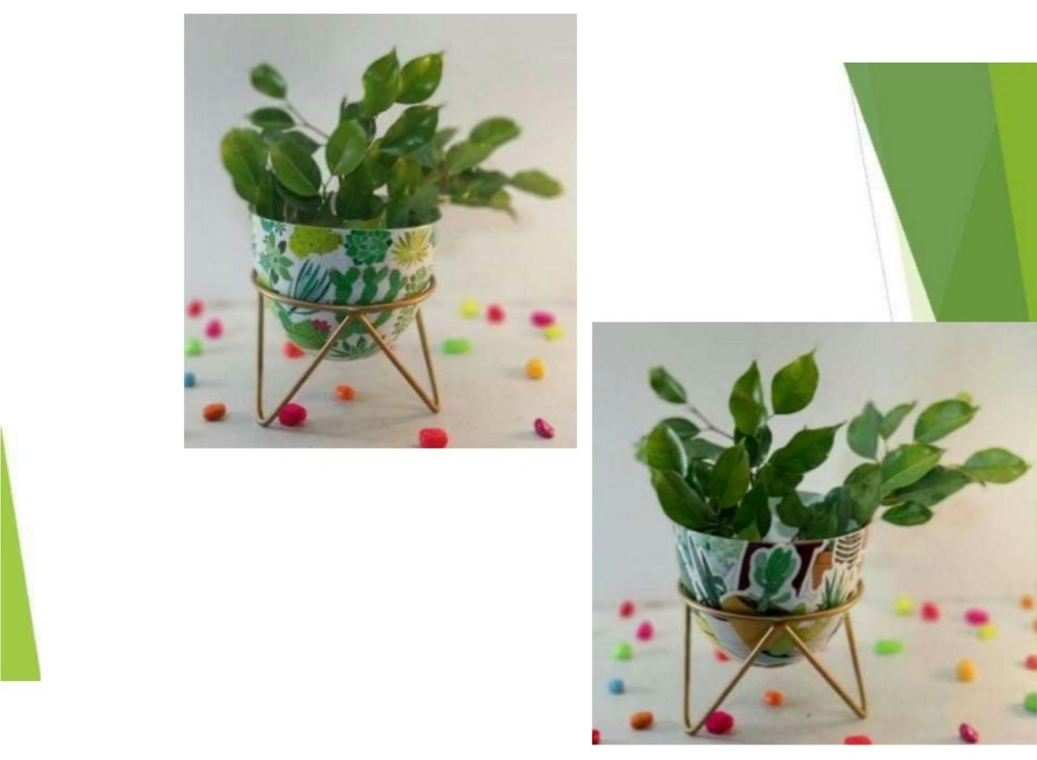 Egg meena pot with stand 1314E