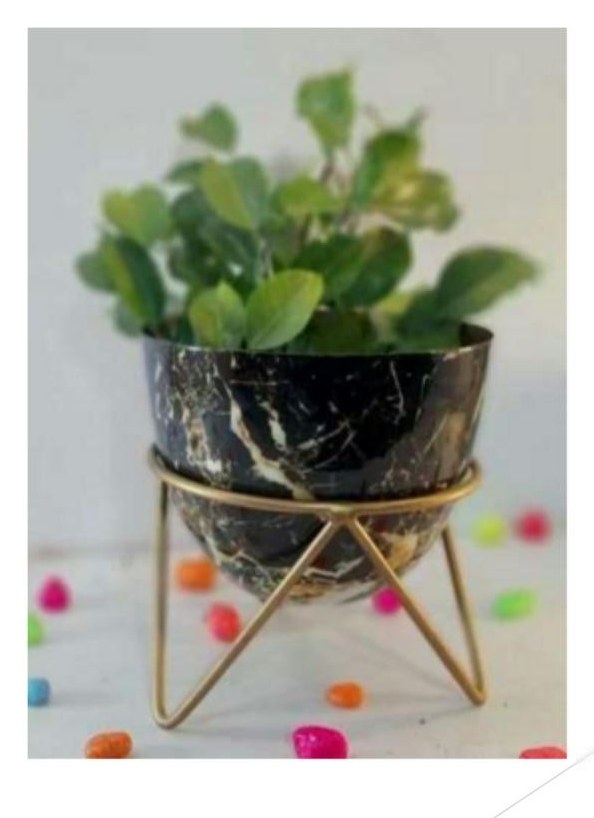 Egg meena pot with stand 1314M