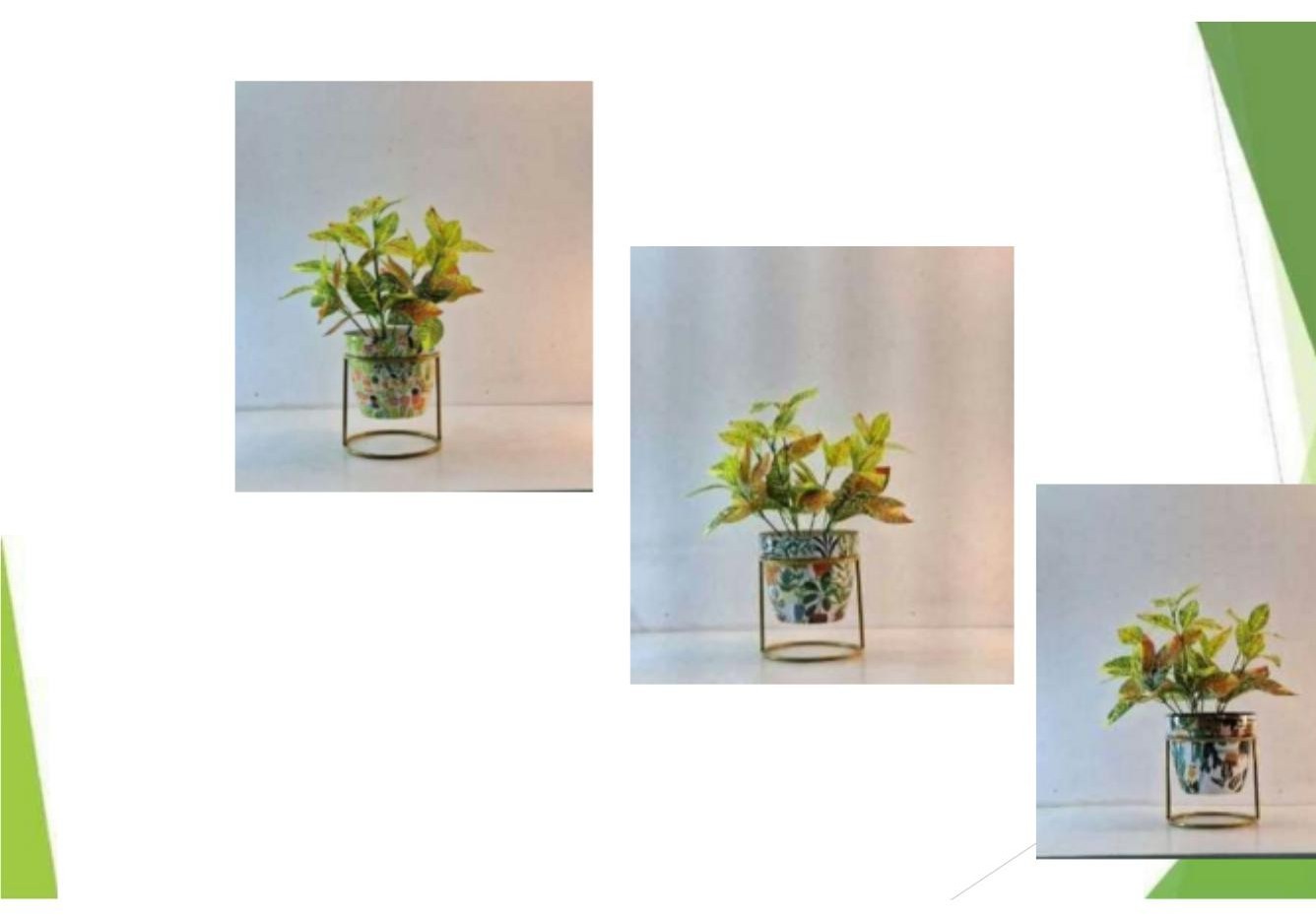 Small pot with stand 1501A B C