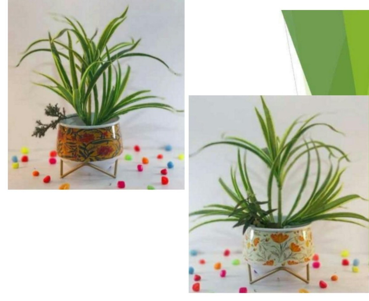Metal pots with stand 1322C