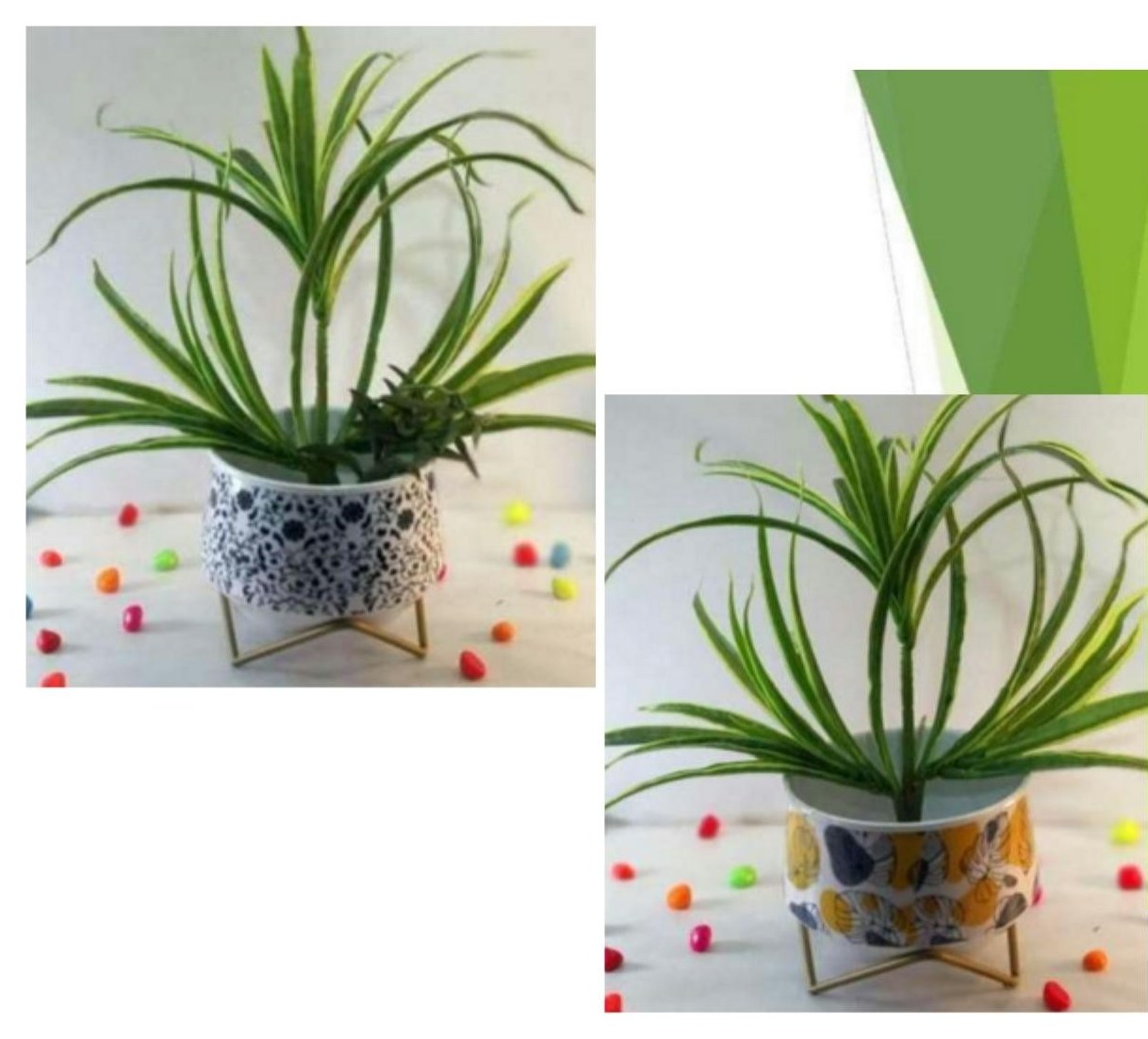 Metal pots with stand 1322G