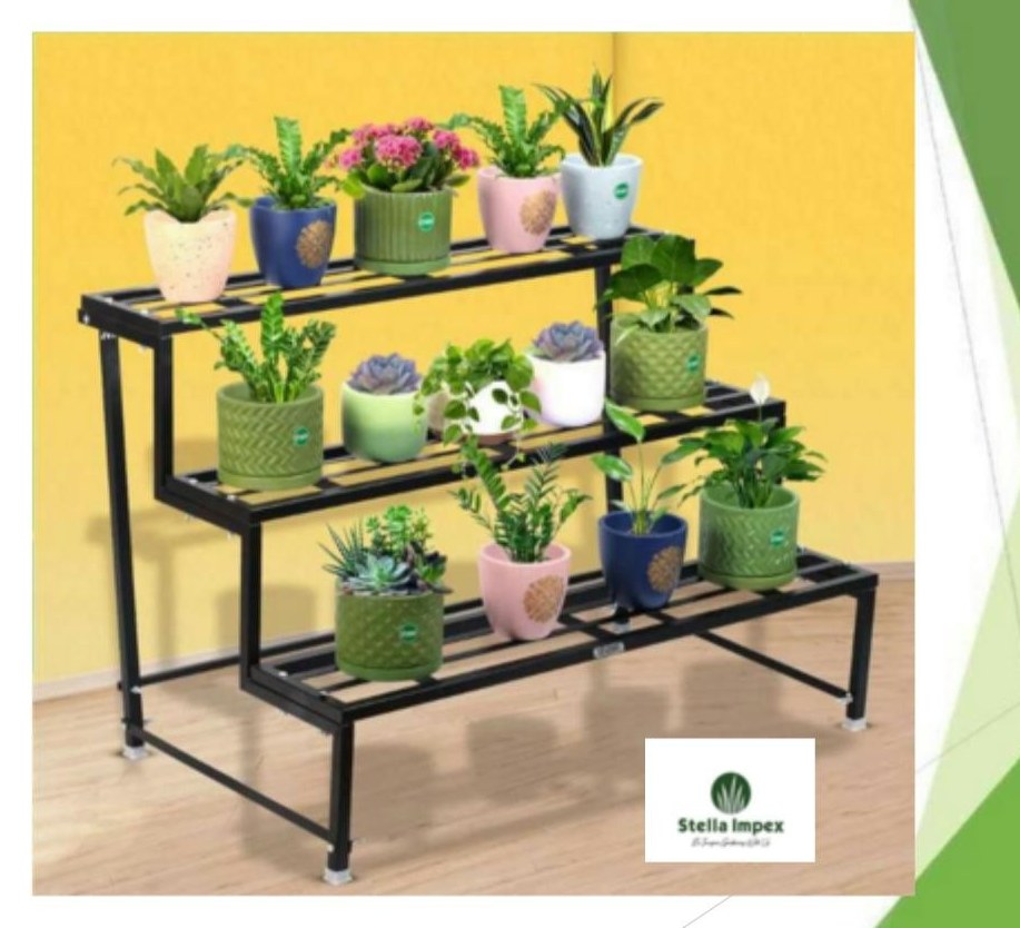 Iron 3-tier stairs stand 1221A