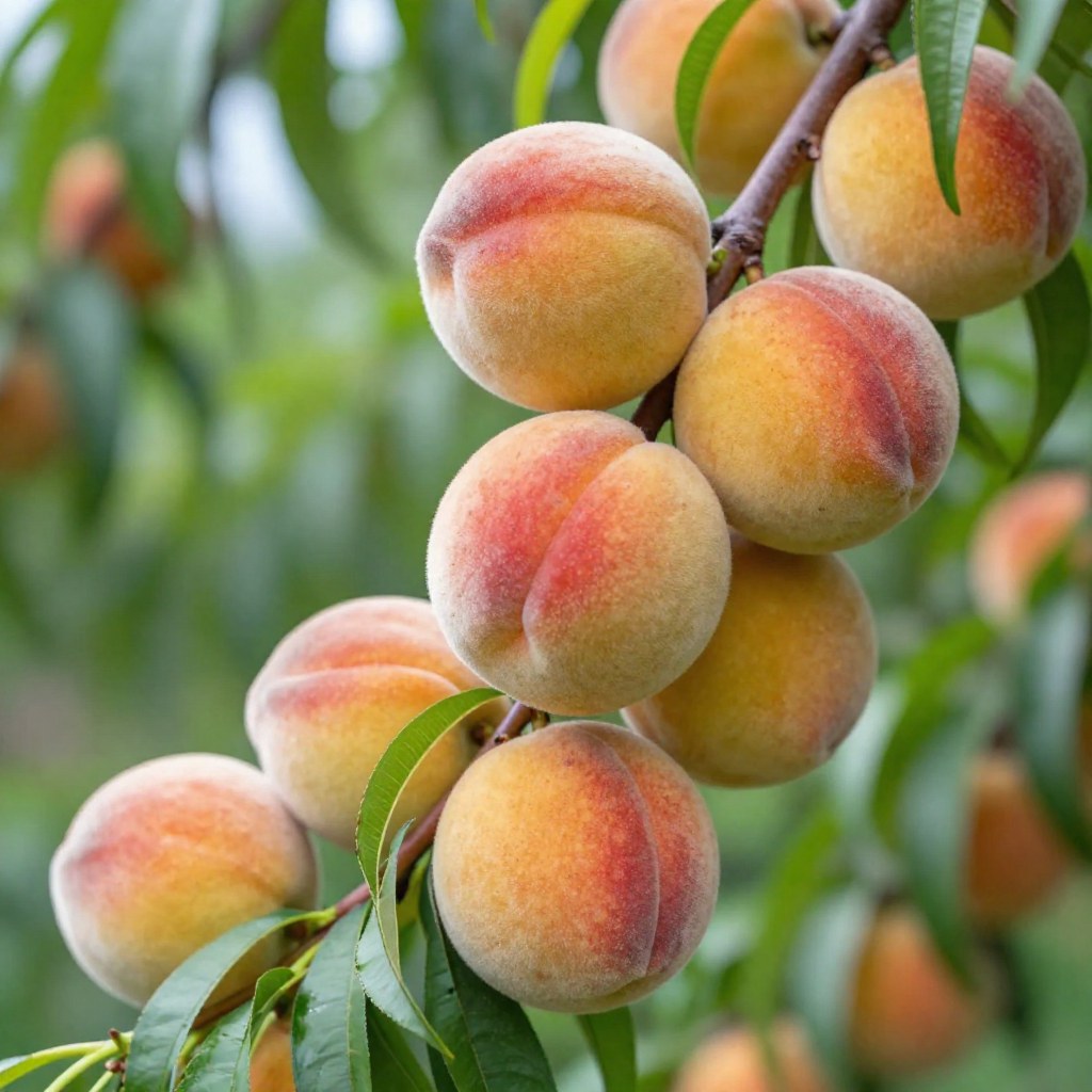 Peach plant