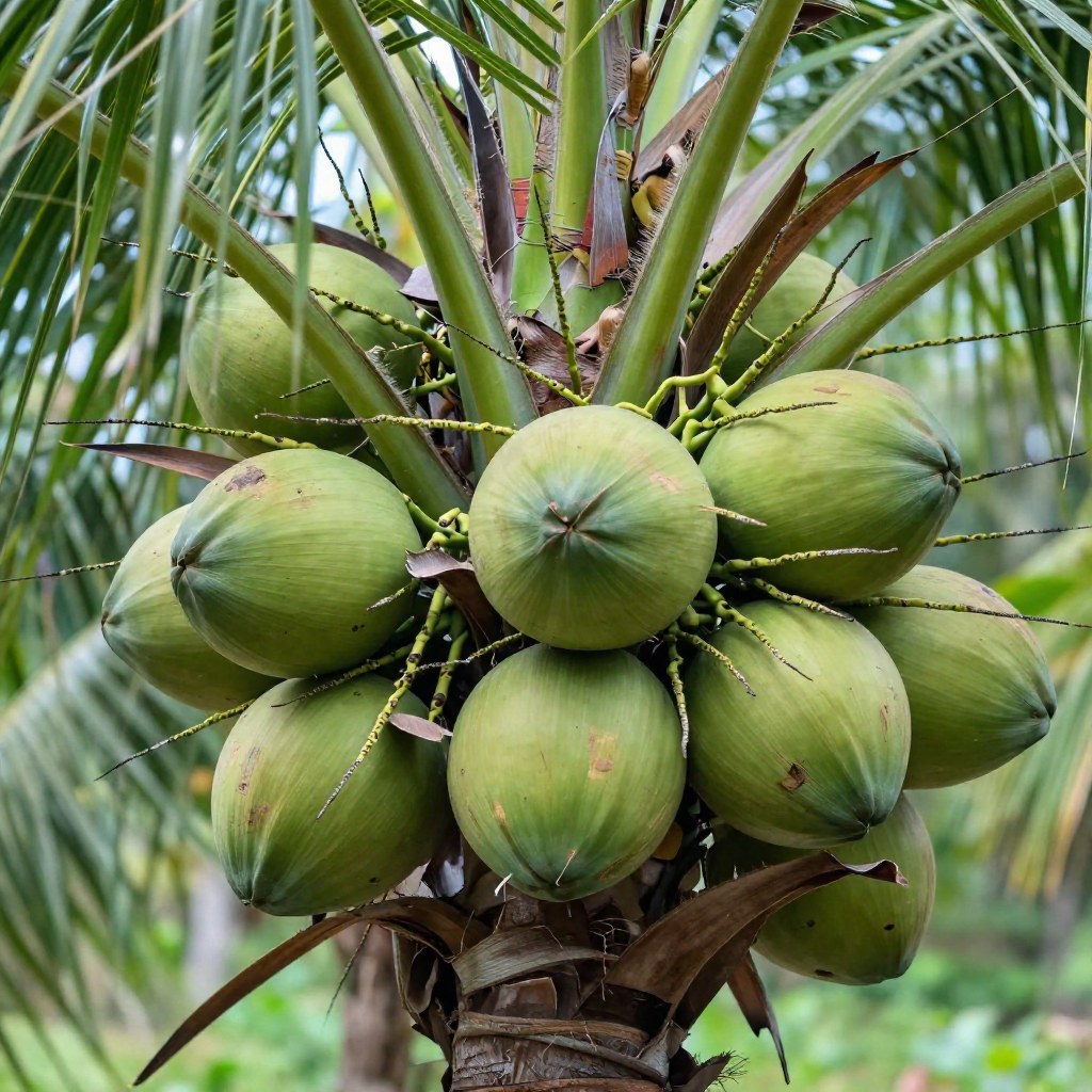 Coconut plant